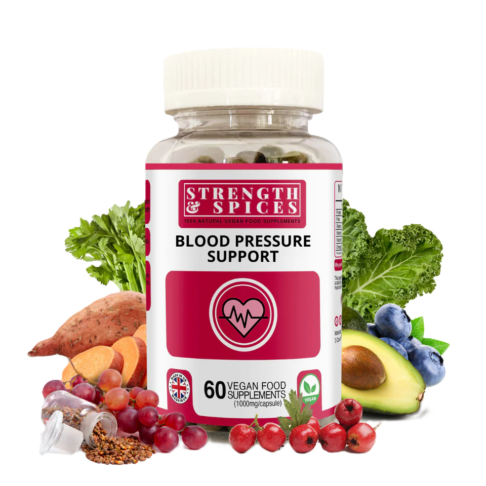 Strength & Spices - Blood Pressure Aid Supplement 1000mg, 60 Capsules