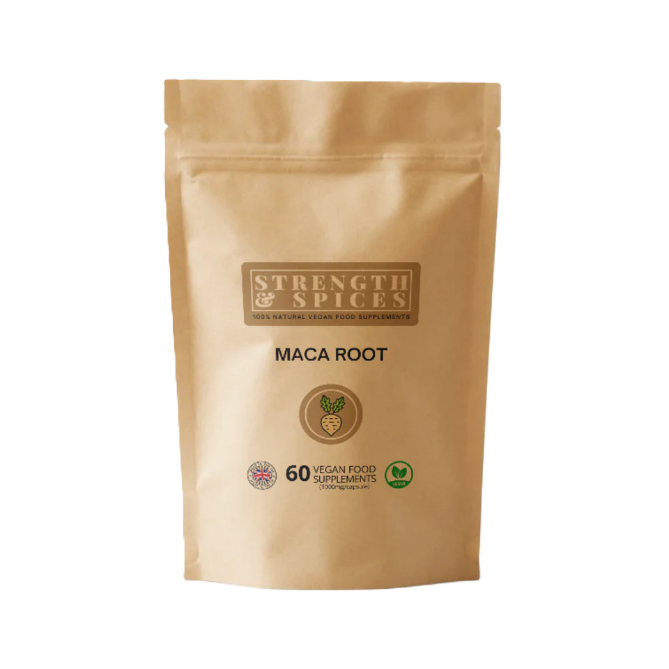 Strength & Spices - Maca Root Supplement 1000mg, 60 Capsules