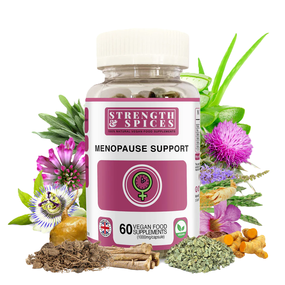 Strength & Spices - Menopause Support Supplement 1000mg, 60 Capsules