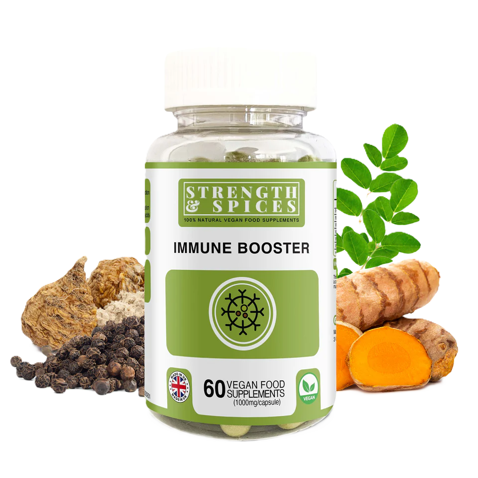 Strength & Spices - Immune System Booster Supplement 1000mg, 60 Capsules
