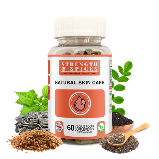 Strength & Spices - Natural Skin Care Supplement 1000mg, 60 Capsules