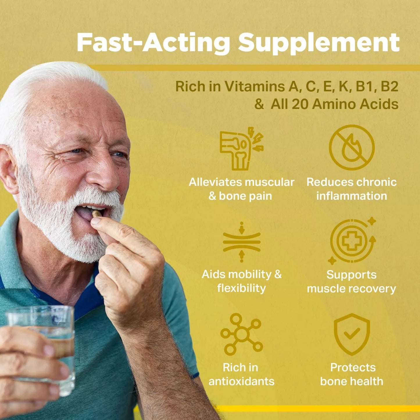 Strength & Spices - Anti Inflammatory Supplement 1000mg, 60 Capsules